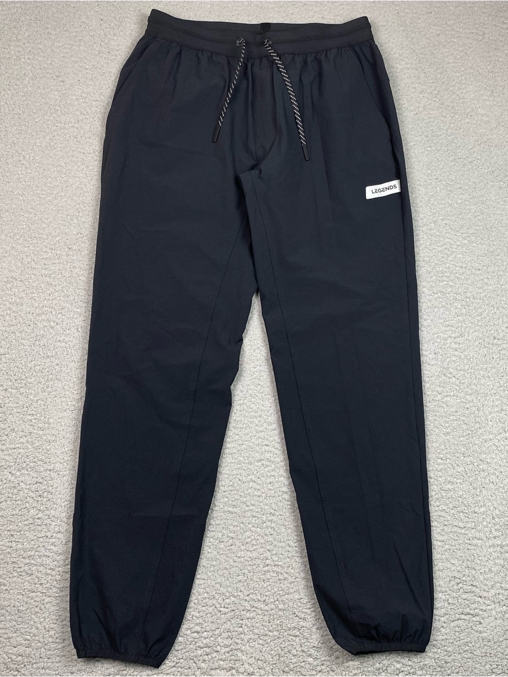 Legends Luka HD Jogger Pants Men's Size M Black Athletic Gym Workout Stretch EUC